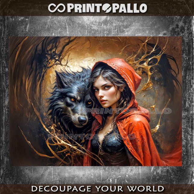 Papel De Seda ¡La pequeña capucha roja en realidad ama al lobo! (Subido por el creador)