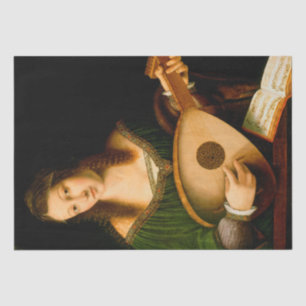 Papel De Seda La pintura renacentista de la dama de la Bella Art