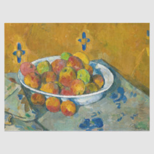 Papel De Seda La placa de manzanas de Paul Cezanne