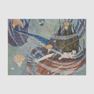 Papel De Seda “La princesa sirena” de Edmund Dulac