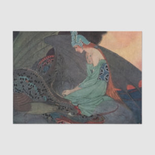 Papel De Seda “La Princesa y El Dragón” de Elenore Abbott
