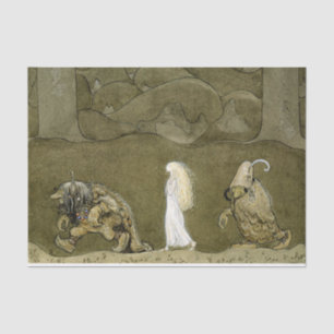 Papel De Seda “La Princesa y los Trolls” Acuarela de John B