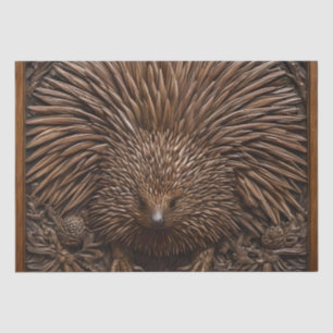 Papel De Seda La Quill de la Naturaleza: La Echidna Australiana 
