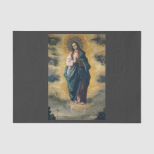 Papel De Seda La Radiancia Celestial de la Inmaculada Concepción
