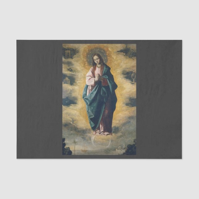 Papel De Seda La Radiancia Celestial de la Inmaculada Concepción (Anverso)