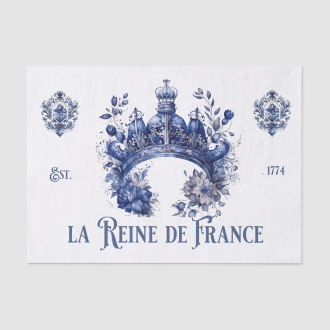 Papel De Seda La Reina de Francia II (Anverso)