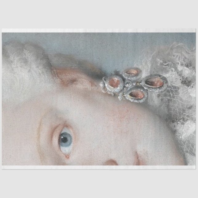 Papel De Seda La reina gris a la derecha (Anverso)