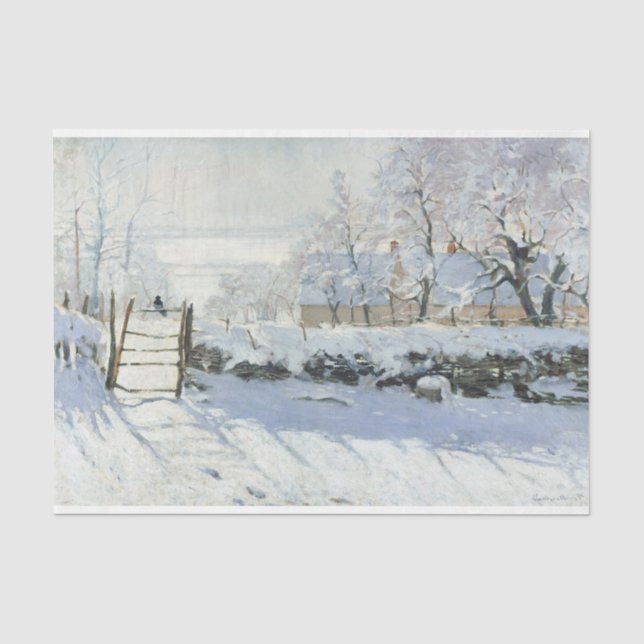 Papel De Seda La revista de Claude Monet Decoupage (Anverso)