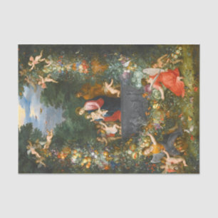 Papel De Seda La Sagrada Familia, Jan Brueghel Decoupage