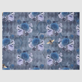 Papel De Seda La Serie Abeja Azul Diseño 1