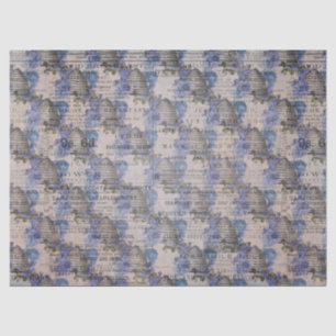 Papel De Seda La Serie Abeja Azul Diseño 3