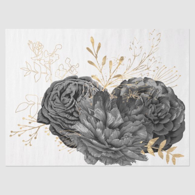 Papel De Seda La Serie Bouquet Diseño 10 (Anverso)