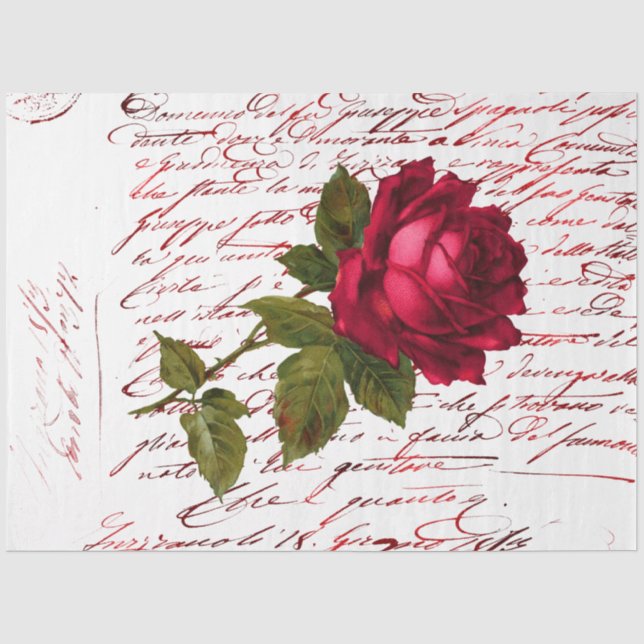 Papel De Seda La Serie Bouquet Diseño 142 (Anverso)