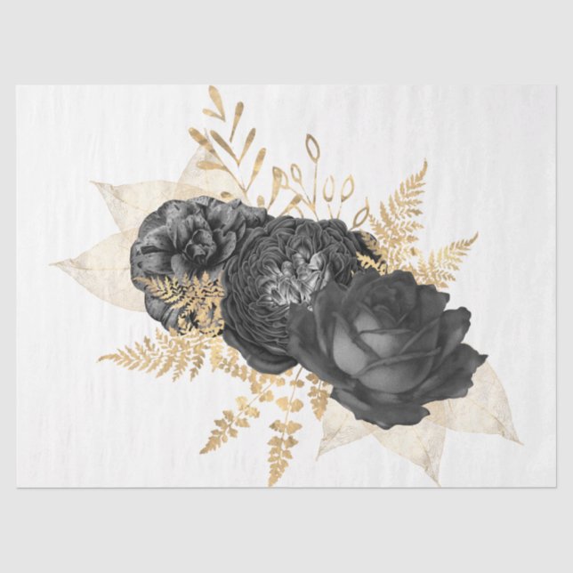 Papel De Seda La Serie Bouquet Diseño 7 (Anverso)