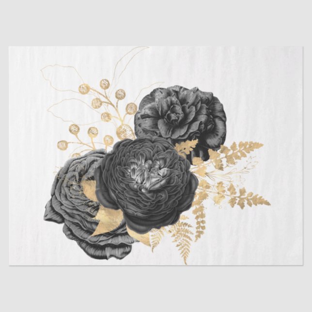 Papel De Seda La Serie Bouquet Diseño 8 (Anverso)