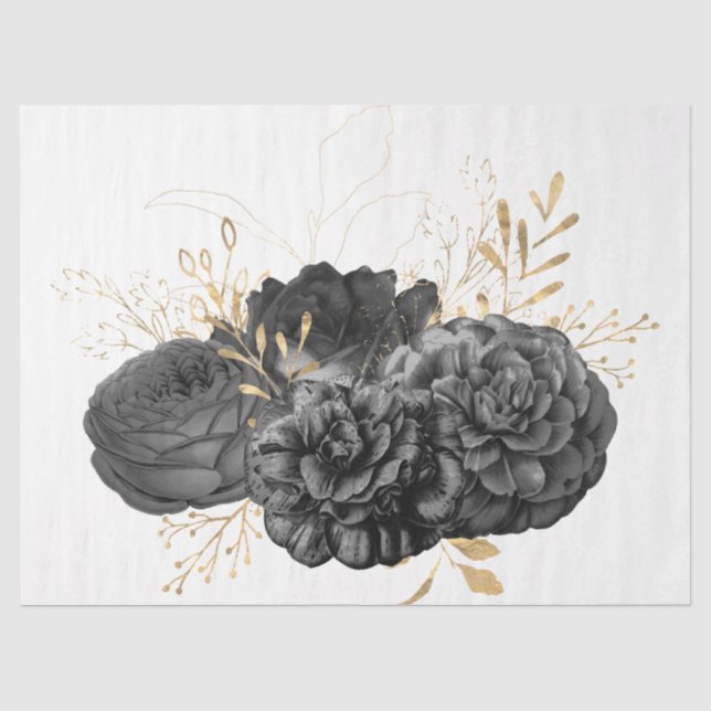 Papel De Seda La Serie Bouquet Diseño 9 (Anverso)