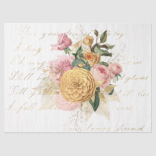 Papel De Seda La Serie Bouquet Diseño 91