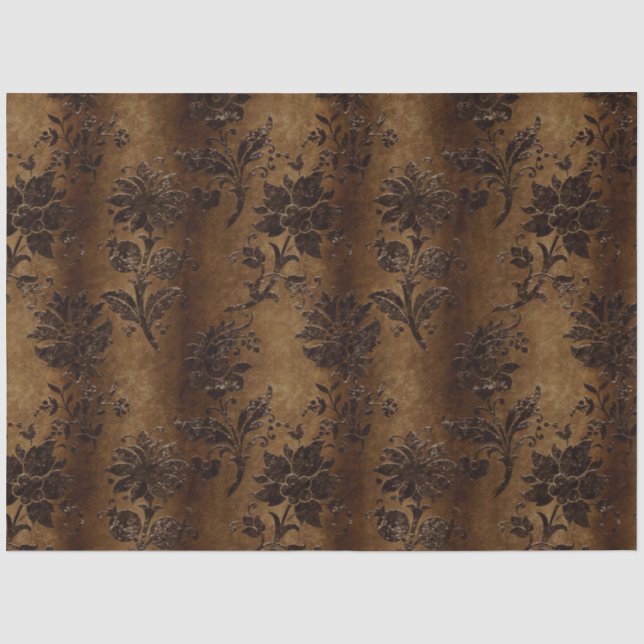 Papel De Seda La Serie Bronze Velvet Diseño 8 (Anverso)