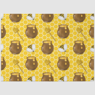 Papel De Seda La serie de abejas y miel Diseño 2
