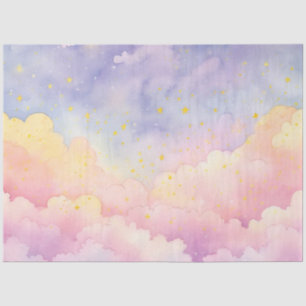 Papel De Seda La serie de diseño caprichoso de nubes pastel 9