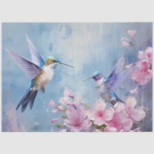 Papel De Seda La Serie de Diseño de Colibrí 12