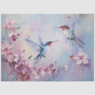 Papel De Seda La Serie de Diseño de Colibrí 6