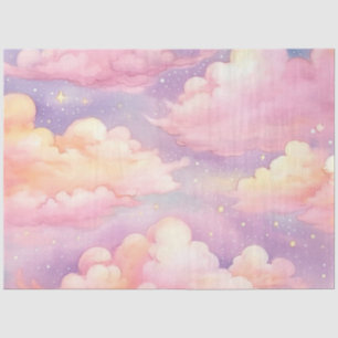 Papel De Seda La serie de diseño de nubes pastel caprichosas 10