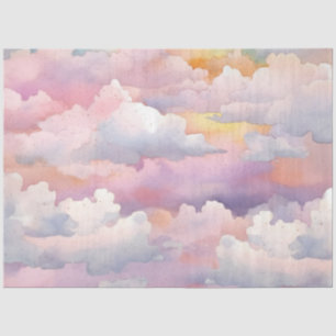 Papel De Seda La serie de diseño de nubes pastel caprichosas 12