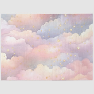 Papel De Seda La serie de diseño de nubes pastel caprichosas 4
