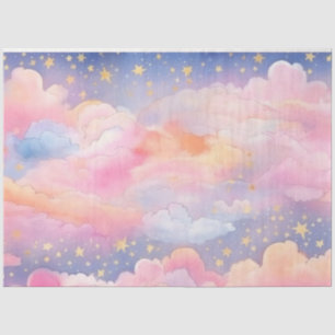 Papel De Seda La serie de diseño de nubes pastel caprichosas 7