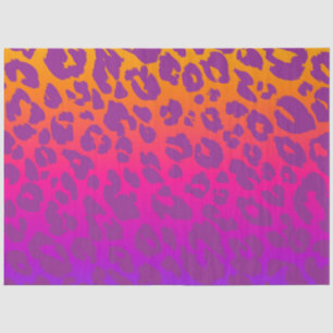 Papel De Seda La Serie del Leopardo Multicolor Diseño 10