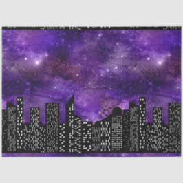 Papel De Seda La Serie Diseño de horizonte estrellado 10