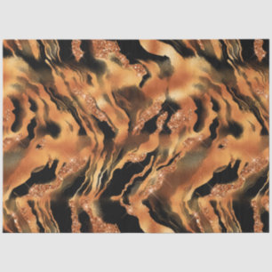 Papel De Seda La Serie Glitter Tiger Diseño #8