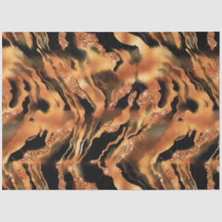 Papel De Seda La Serie Glitter Tiger Diseño #8