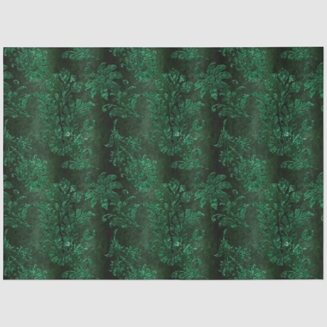 Papel De Seda La Serie Green Velvet Diseño 1 (Anverso)