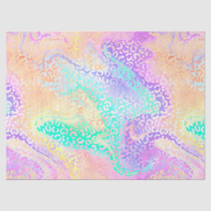 Papel De Seda La Serie Leopardo Irisado Diseño 3