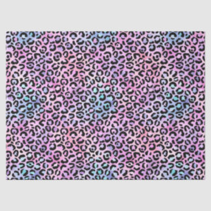 Papel De Seda La Serie Leopardo Irisado Diseño 4