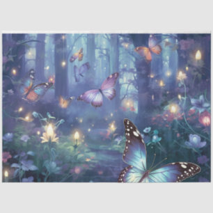 Papel De Seda La Serie Mariposa de Luz de Luna Diseño 2