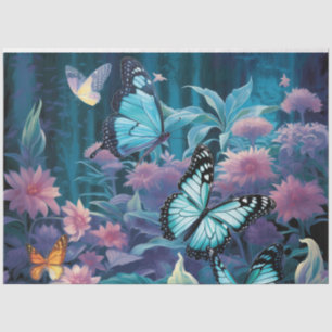 Papel De Seda La Serie Mariposa de Luz de Luna Diseño 8