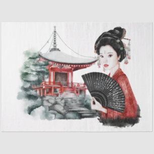 Papel De Seda La Serie Okinawa Diseño 33