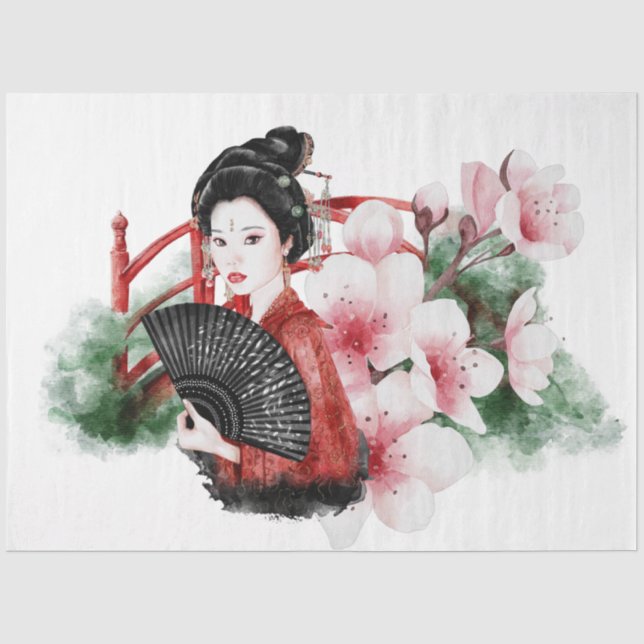 Papel De Seda La Serie Okinawa Diseño 38 (Anverso)