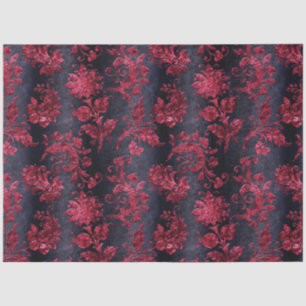 Papel De Seda La Serie Terciopelo Borgoña Diseño 4