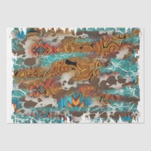 Papel De Seda La Serie Western Diseño 16