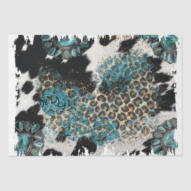 Papel De Seda La Serie Western Diseño 19 (Anverso)