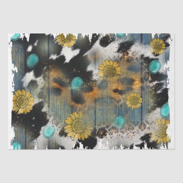 Papel De Seda La Serie Western Diseño 20 (Anverso)