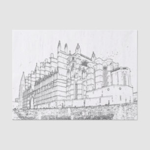 Papel De Seda La Seu, la Catedral de Palma de Mallorca - España