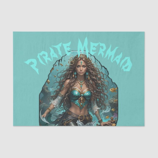 Papel De Seda La sirena pirata Lady Thunder_Cove (Anverso)