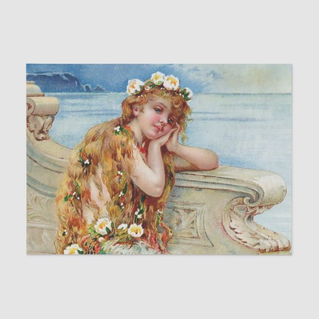 Papel De Seda "La Sirenita" de E S Hardy (Anverso)