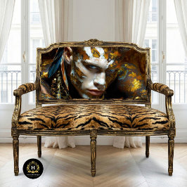 Papel De Seda La Tierra Dorada del Guerrero Tribal Prehistórico