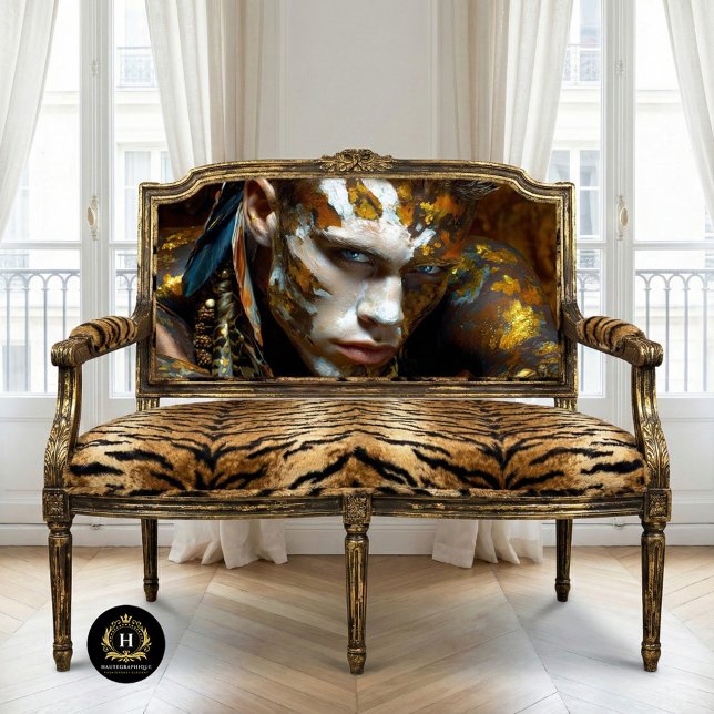 Papel De Seda La Tierra Dorada del Guerrero Tribal Prehistórico (Subido por el creador)